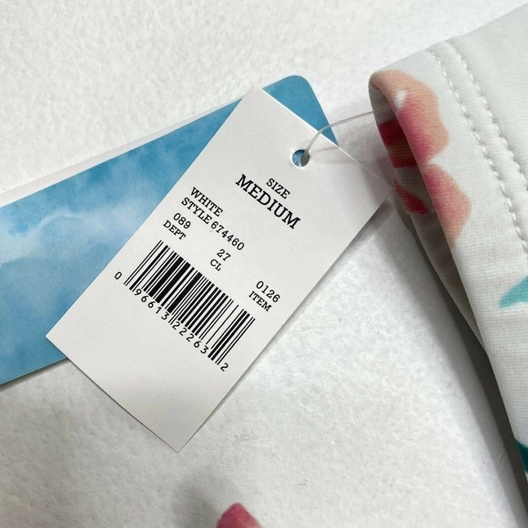 NWT Beach Betty Ruffle Strap Floral Bikini Top - Picture 5 of 8